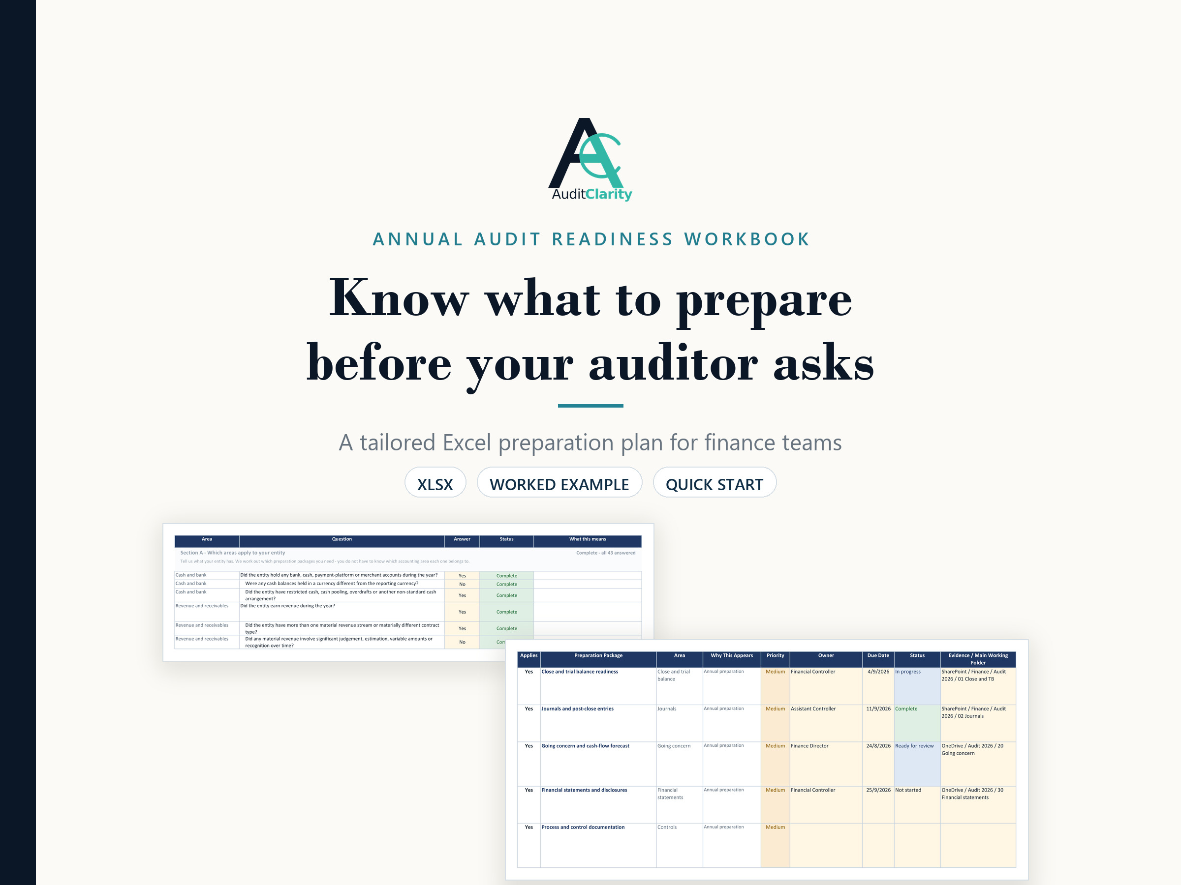 Annual Audit Readiness Workbook